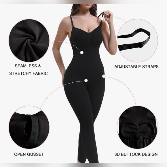 Shaping bodysuit with tummy control and adjustable full-body straps  XL - Picture 7 of 8